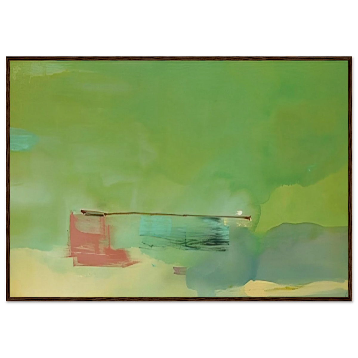 Springscape - 1975 Framed Poster | Helen Frankenthaler Framed Prints Wall Art | Frankenthaler Helen