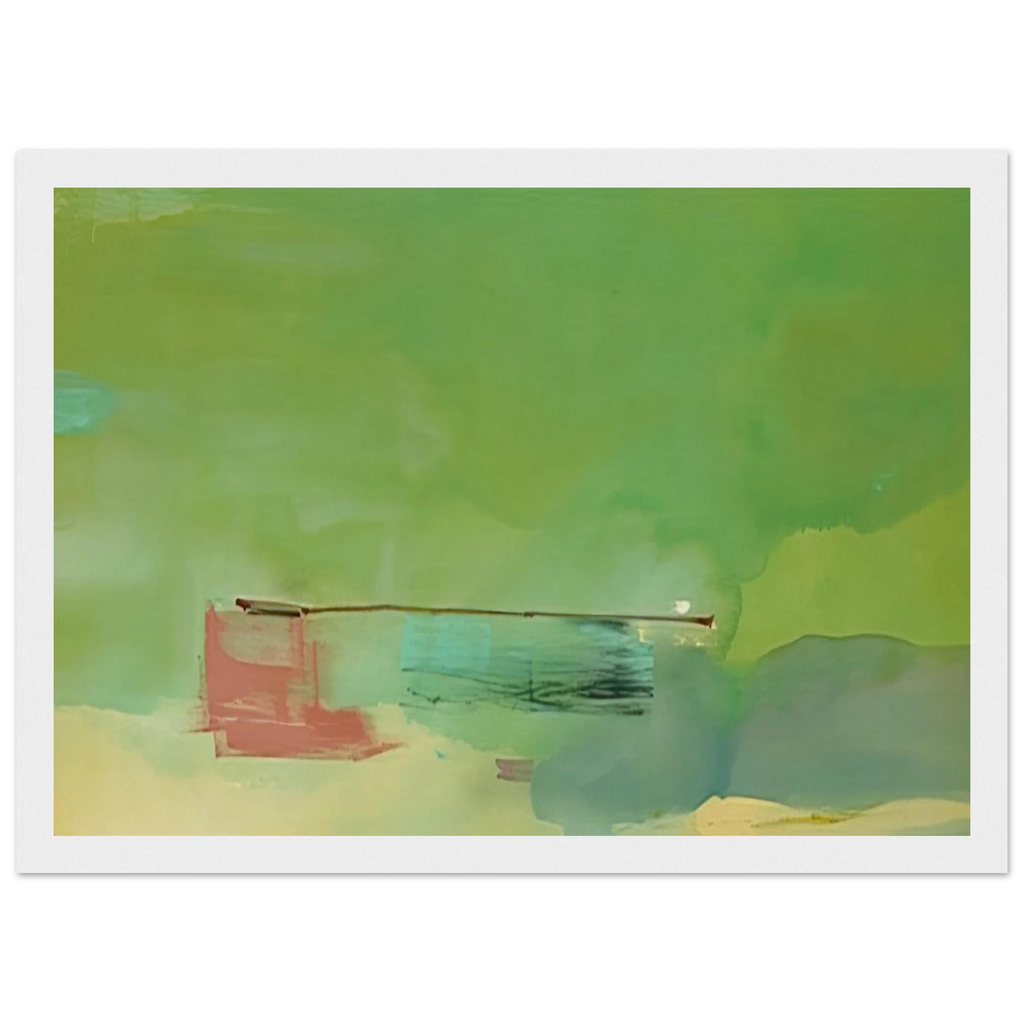 Springscape - 1975 Framed Poster | Helen Frankenthaler Framed Prints Wall Art | Frankenthaler Helen