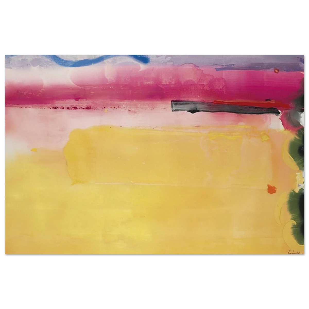 Black-Eyed Susan - 1988 Poster | Helen Frankenthaler Poster | Frankenthaler Helen
