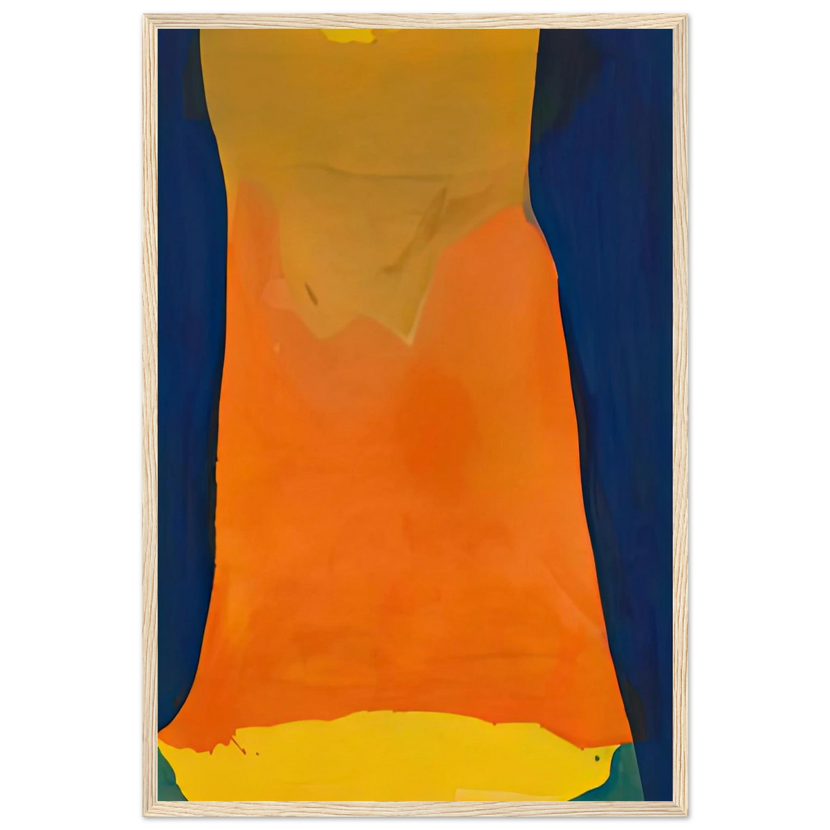 Orange Mood, 1963-64- Framed Poster | Helen Frankenthaler Framed Prints Wall Art | Frankenthaler Helen