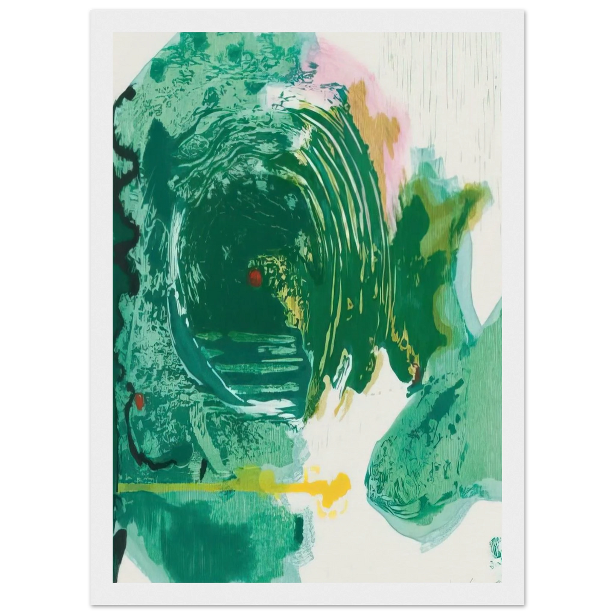 Radius - 1993 Framed Poster | Helen Frankenthaler Framed Prints Wall Art | Frankenthaler Helen
