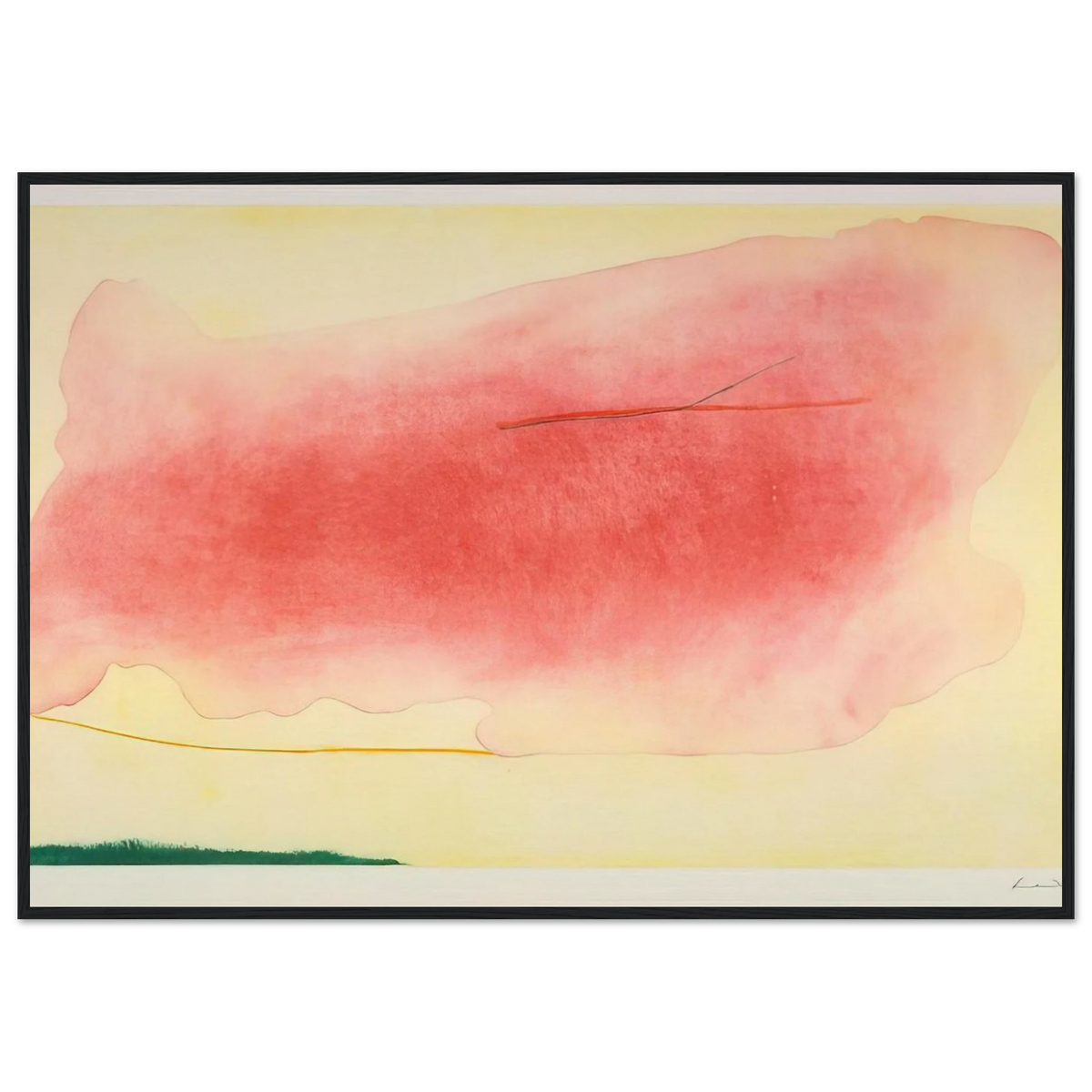 Nepenthe - 1972 Framed Poster | Helen Frankenthaler Framed Prints Wall Art | Frankenthaler Helen