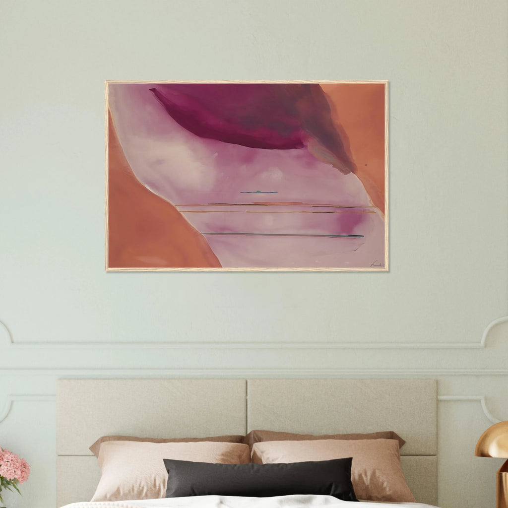 Pendulum - 1972 Framed Poster | Helen Frankenthaler Framed Prints Wall Art | Frankenthaler Helen