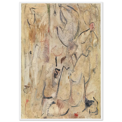 Beach, 1950- Framed Poster | Helen Frankenthaler Framed Prints Wall Art | Frankenthaler Helen