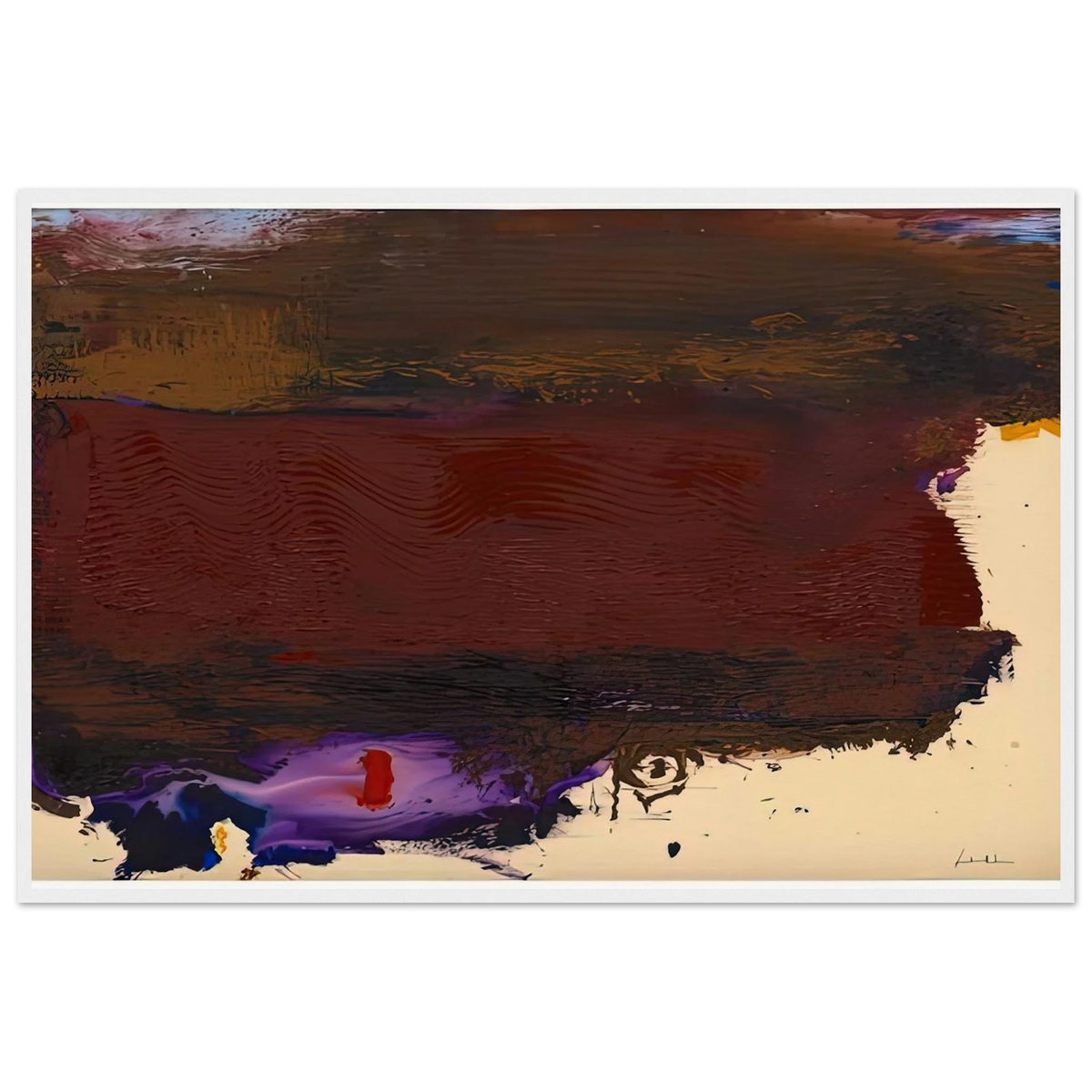Requiem, 1992- Framed Poster | Helen Frankenthaler Framed Prints Wall Art | Frankenthaler Helen