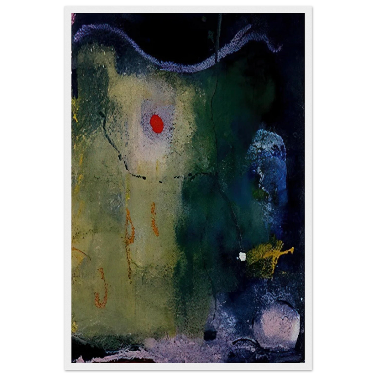 The Other Side of the Moon - 1995 Framed Poster | Helen Frankenthaler Framed Prints Wall Art | Frankenthaler Helen