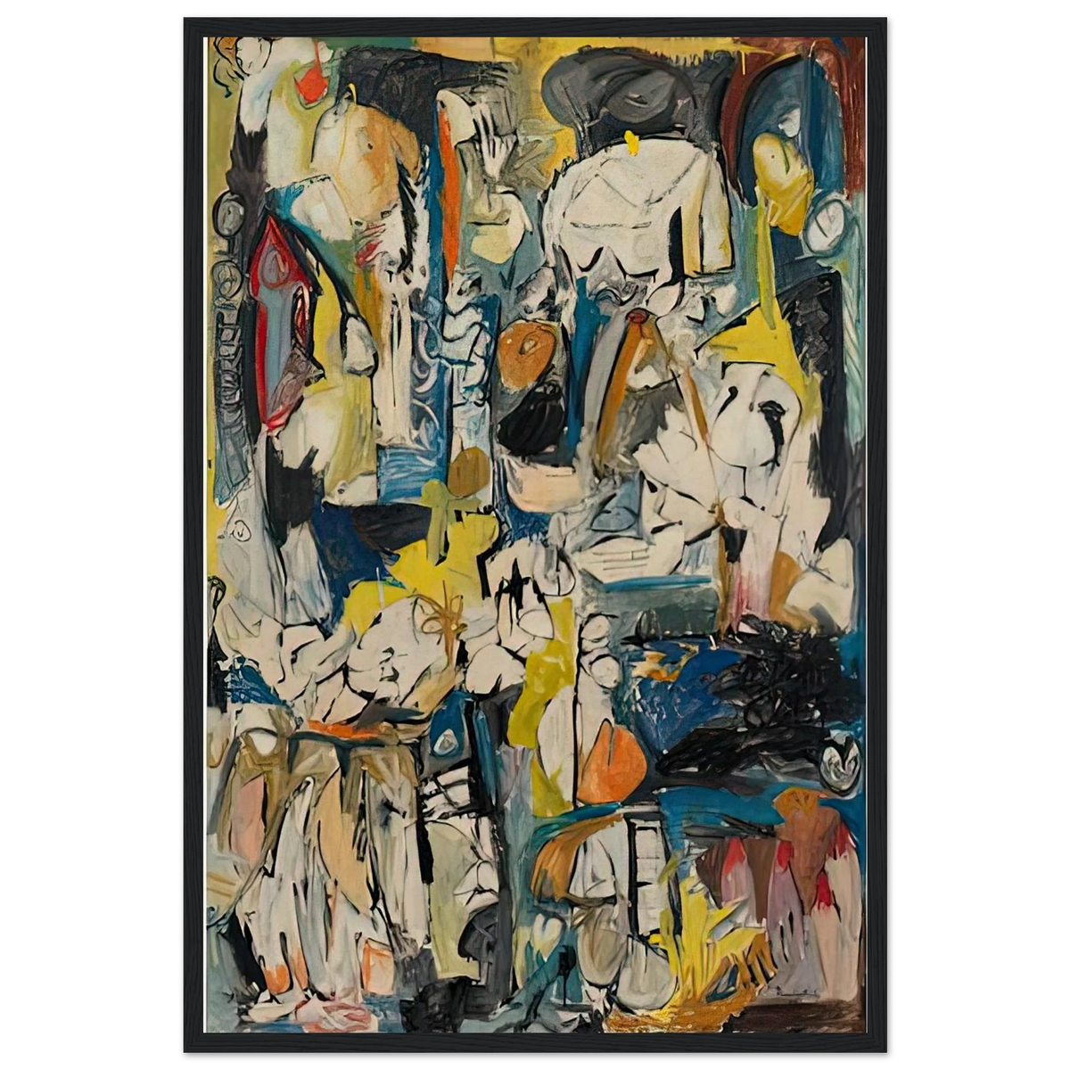 Village, 1951- Framed Poster | Helen Frankenthaler Framed Prints Wall Art | Frankenthaler Helen