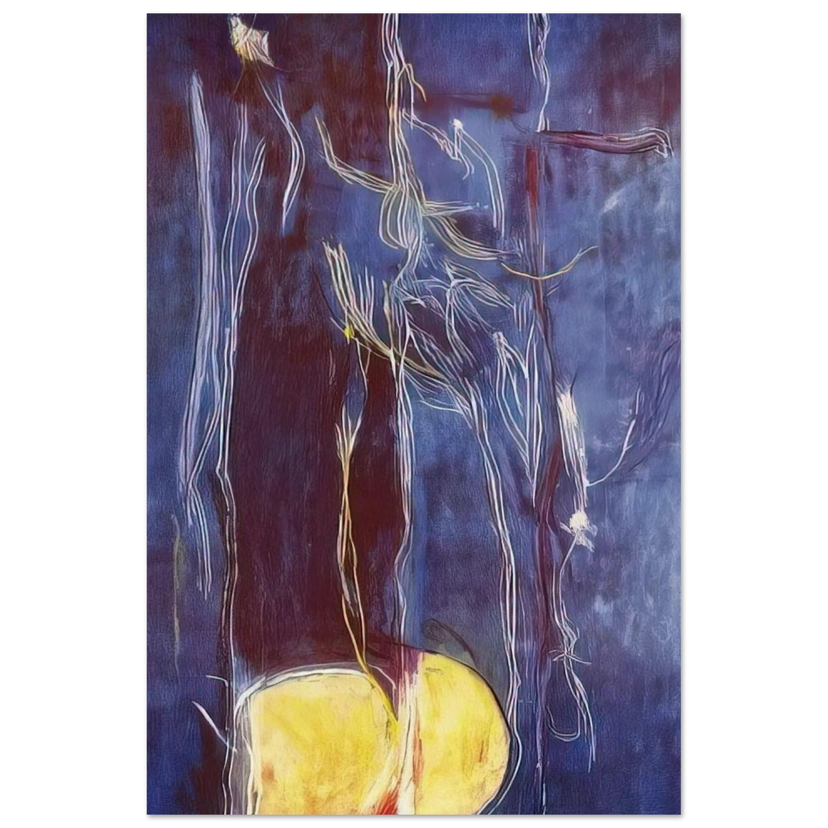 All About Blue - 1994 Poster | Helen Frankenthaler Poster | Frankenthaler Helen
