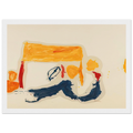 Yellow Games, 1962- Framed Poster | Helen Frankenthaler Framed Prints Wall Art | Frankenthaler Helen