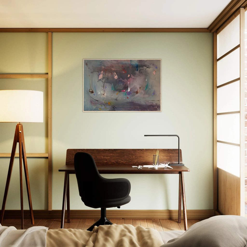Grey Fireworks, 1982- Framed Poster | Helen Frankenthaler Framed Prints Wall Art | Frankenthaler Helen