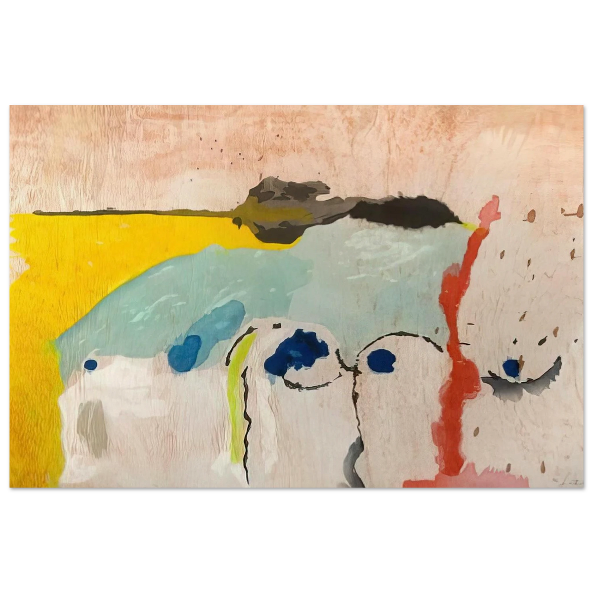 Tales of Genji I - 1998 Poster | Helen Frankenthaler Poster | Frankenthaler Helen