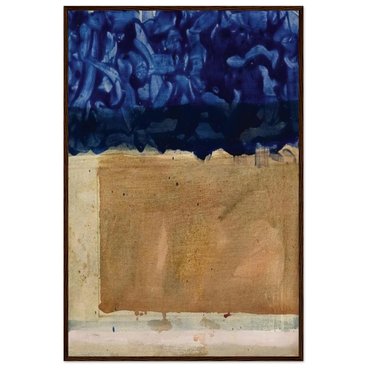 Shoreline - 1952 Framed Poster | Helen Frankenthaler Framed Prints Wall Art | Frankenthaler Helen