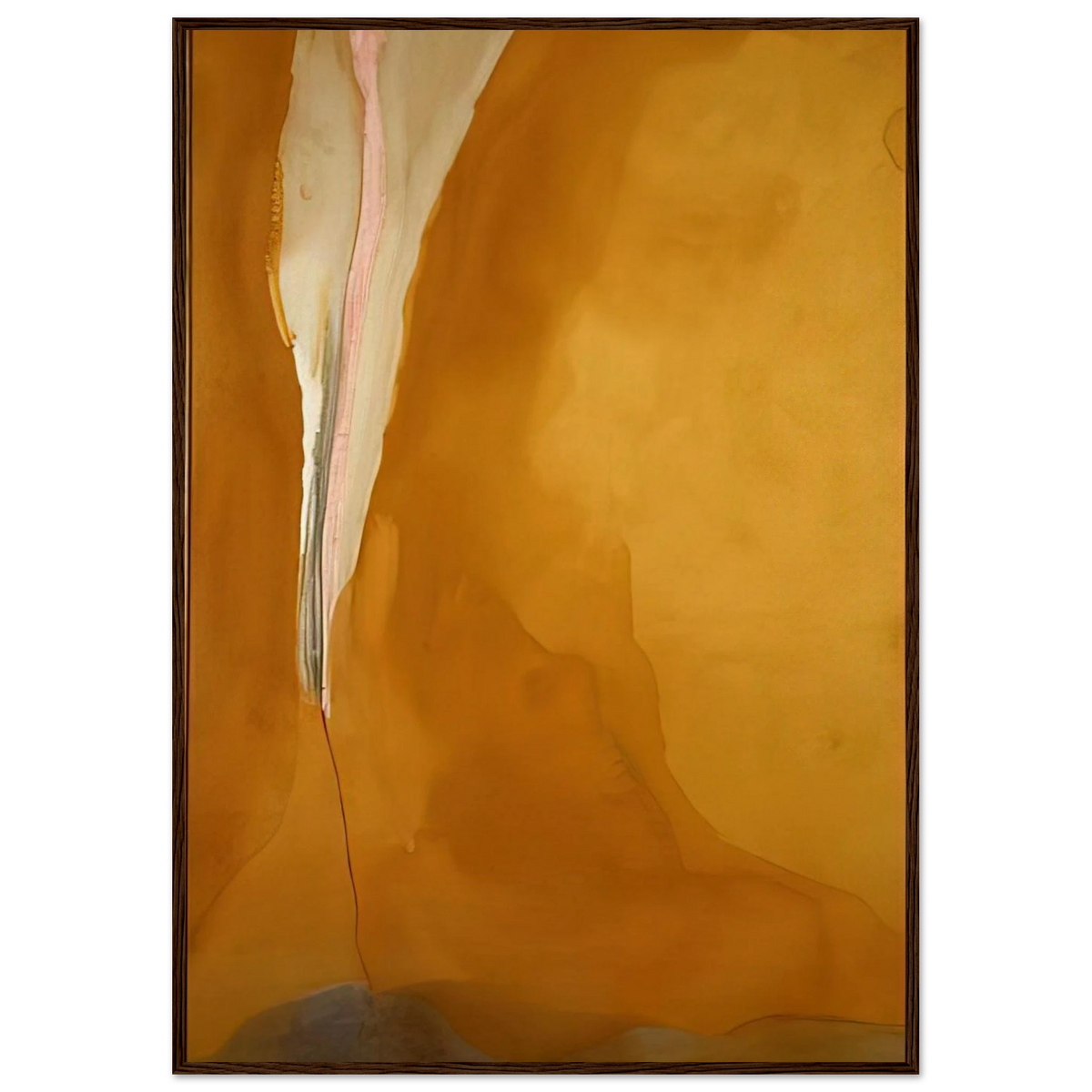 Coral Wedge - 1972 Framed Poster | Helen Frankenthaler Framed Prints Wall Art | Frankenthaler Helen