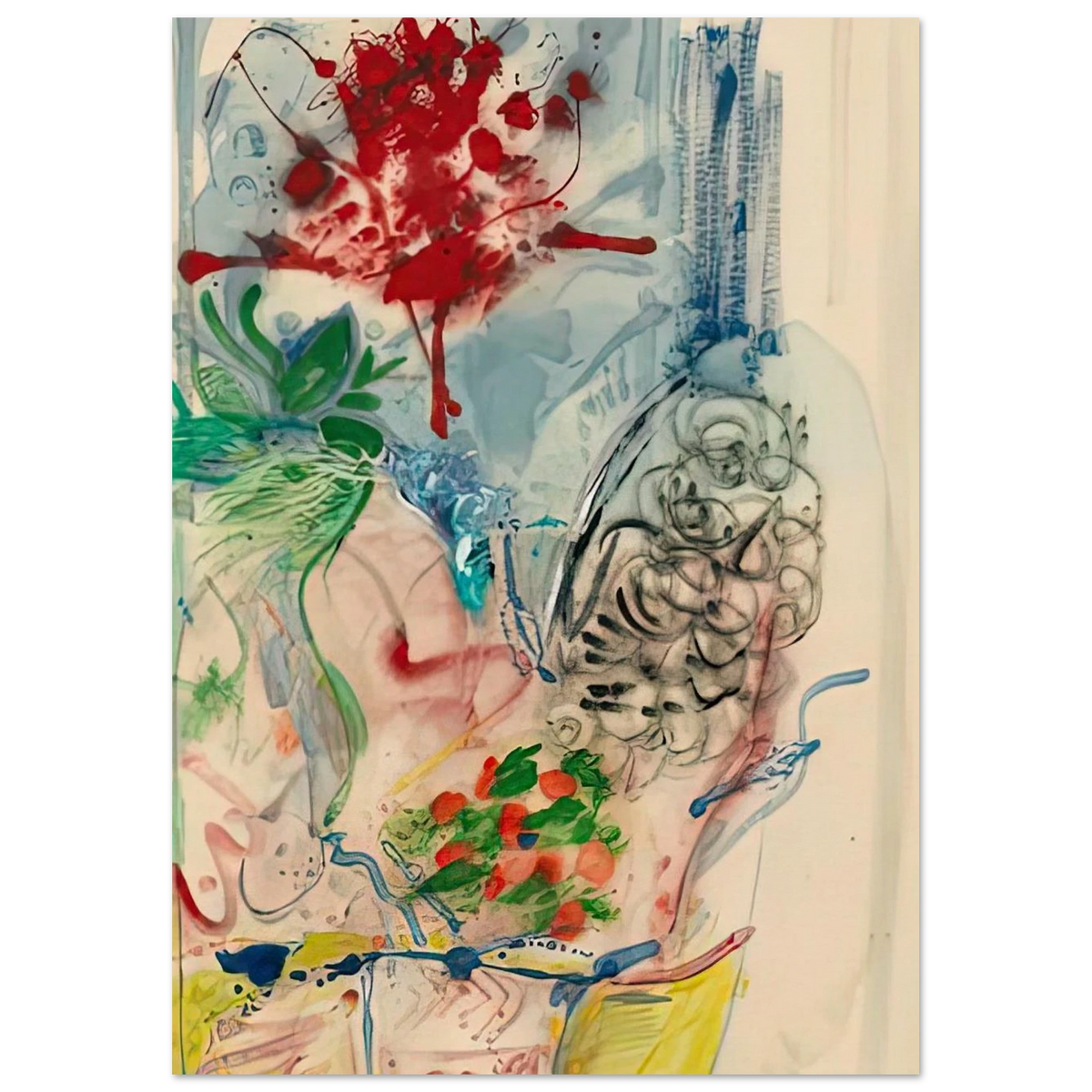 L’Amour Toujours L’Amour, 1957- Poster | Helen Frankenthaler Poster | Frankenthaler Helen