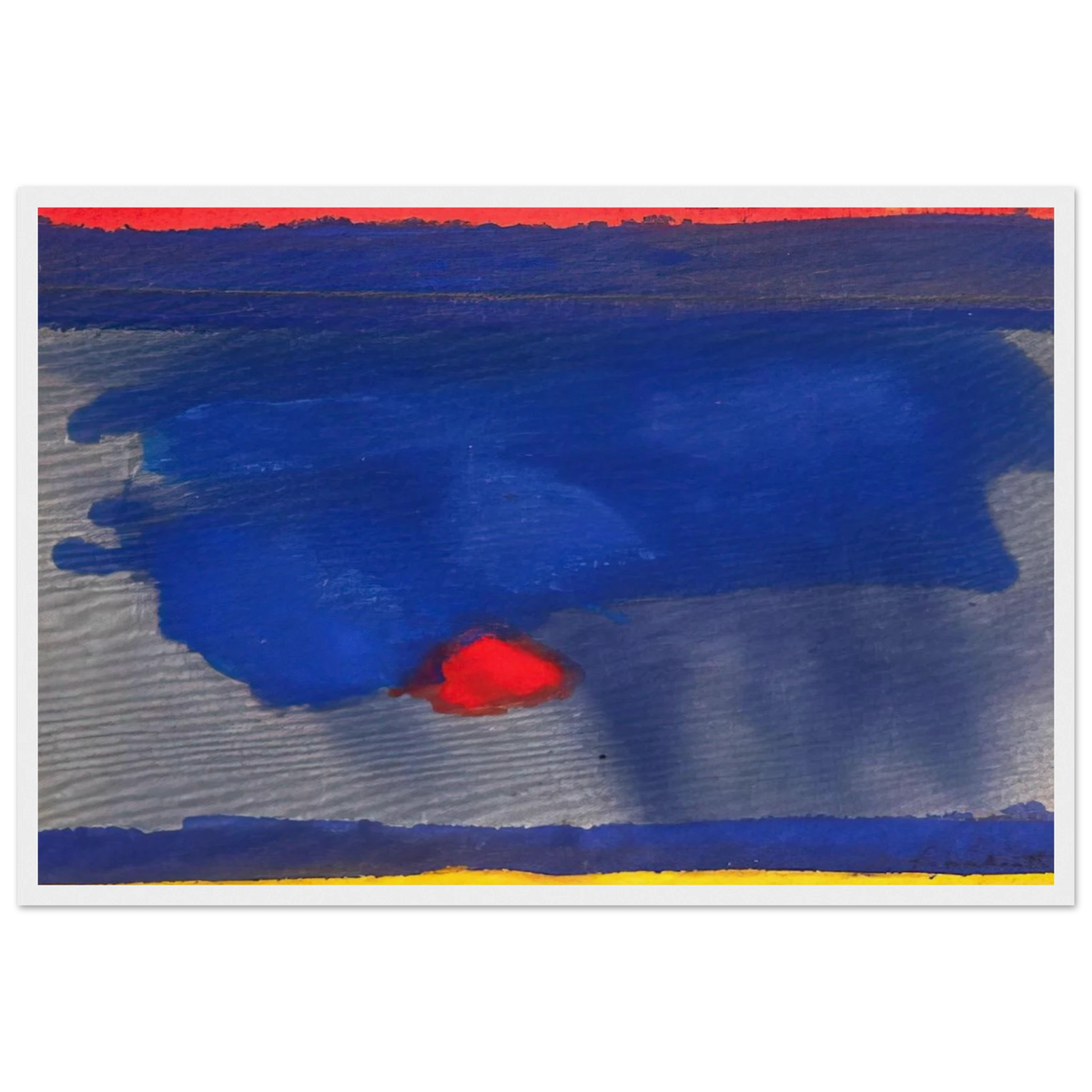 Provincetown - 1964 Framed Poster | Helen Frankenthaler Framed Prints Wall Art | Frankenthaler Helen