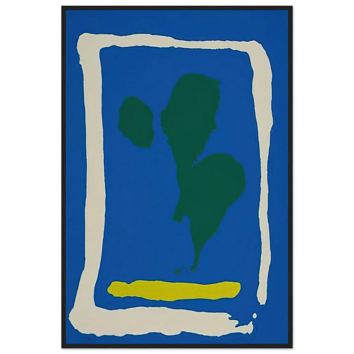 Air Frame - 1965 Framed Poster | Helen Frankenthaler Framed Prints Wall Art | Frankenthaler Helen