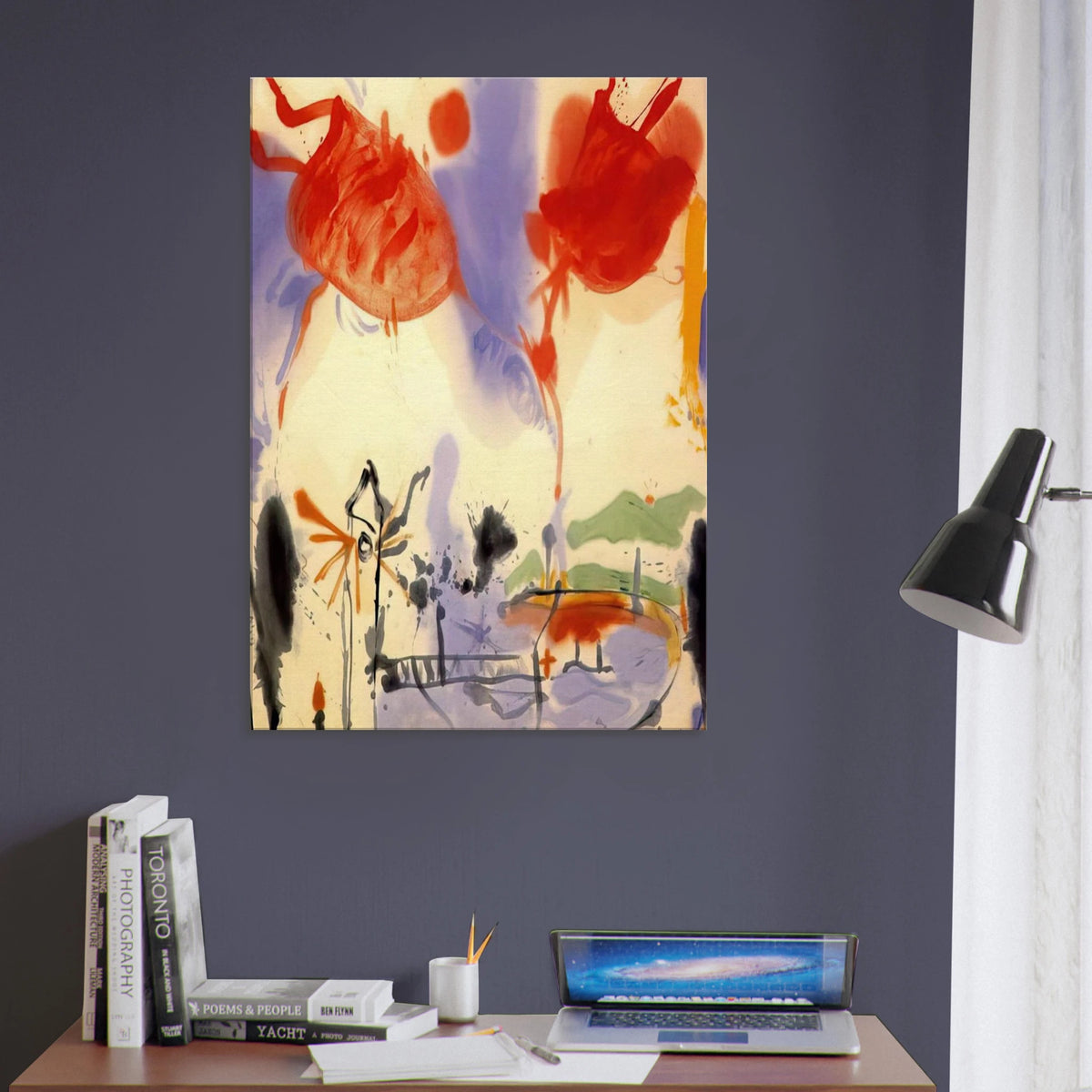 Round Trip - 1957 Canvas | Helen Frankenthaler Canvas | Frankenthaler Helen