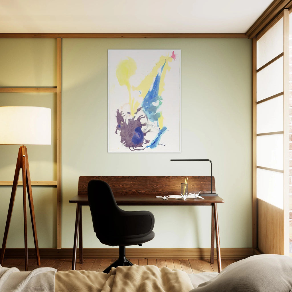 Moving Day - 1961 Framed Poster | Helen Frankenthaler Framed Prints Wall Art | Frankenthaler Helen
