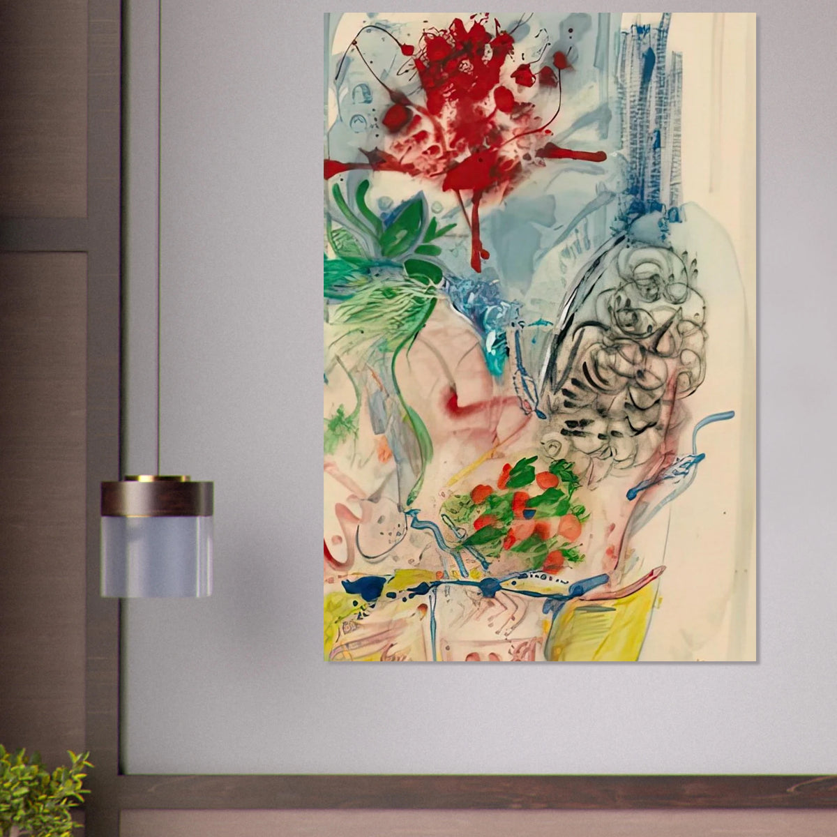 L’Amour Toujours L’Amour, 1957- Poster | Helen Frankenthaler Poster | Frankenthaler Helen