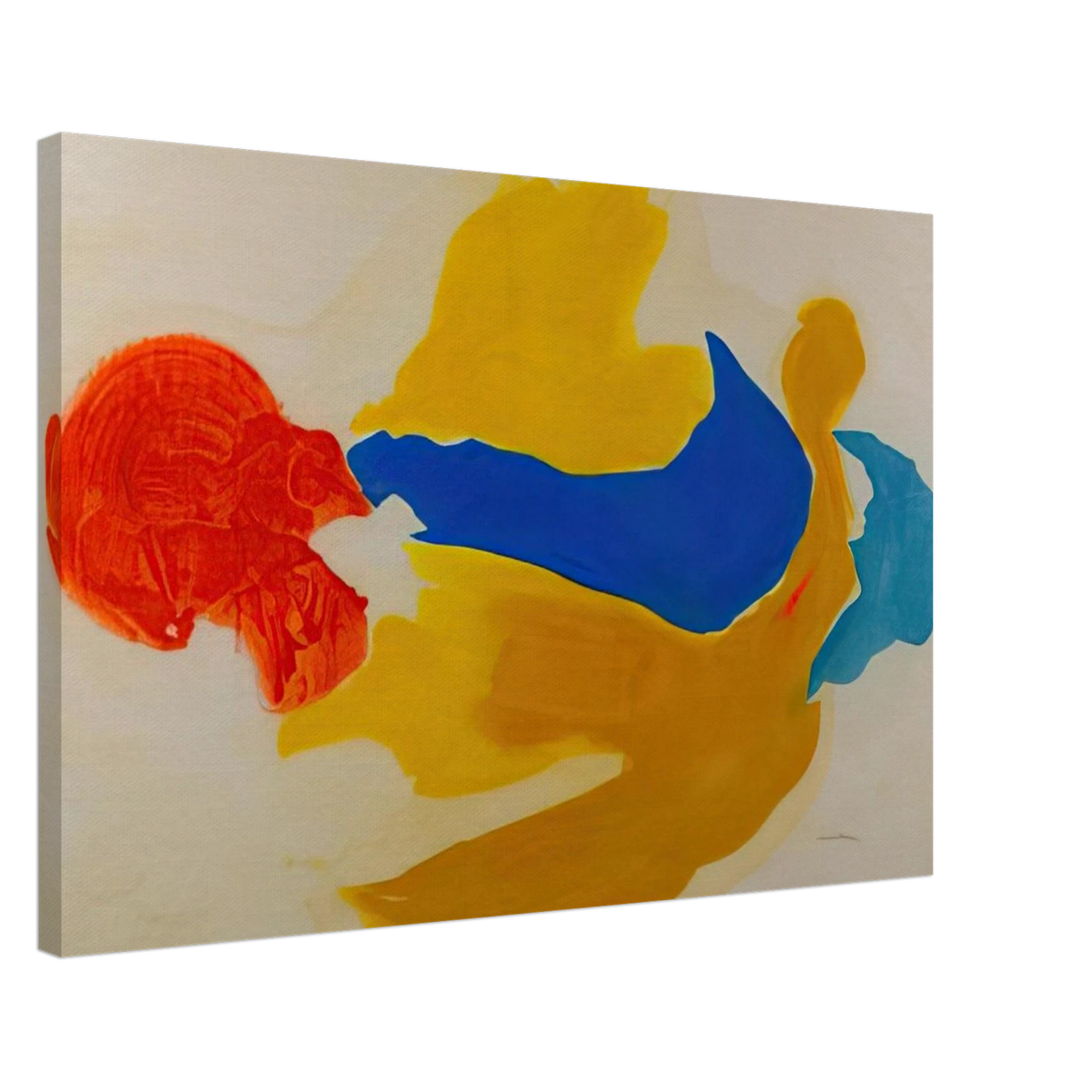 Blue Jay - 1963  United States Canvas | Helen Frankenthaler Canvas | Frankenthaler Helen