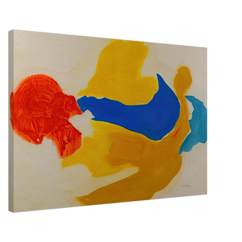 Blue Jay - 1963  United States Canvas | Helen Frankenthaler Canvas | Frankenthaler Helen