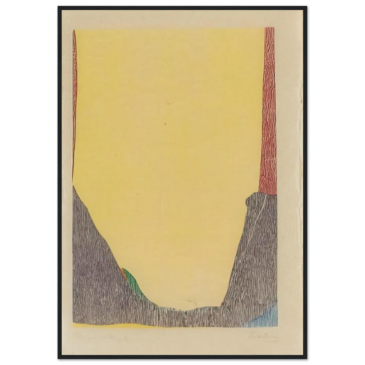 East and Beyond - 1973 Framed Poster | Helen Frankenthaler Framed Prints Wall Art | Frankenthaler Helen