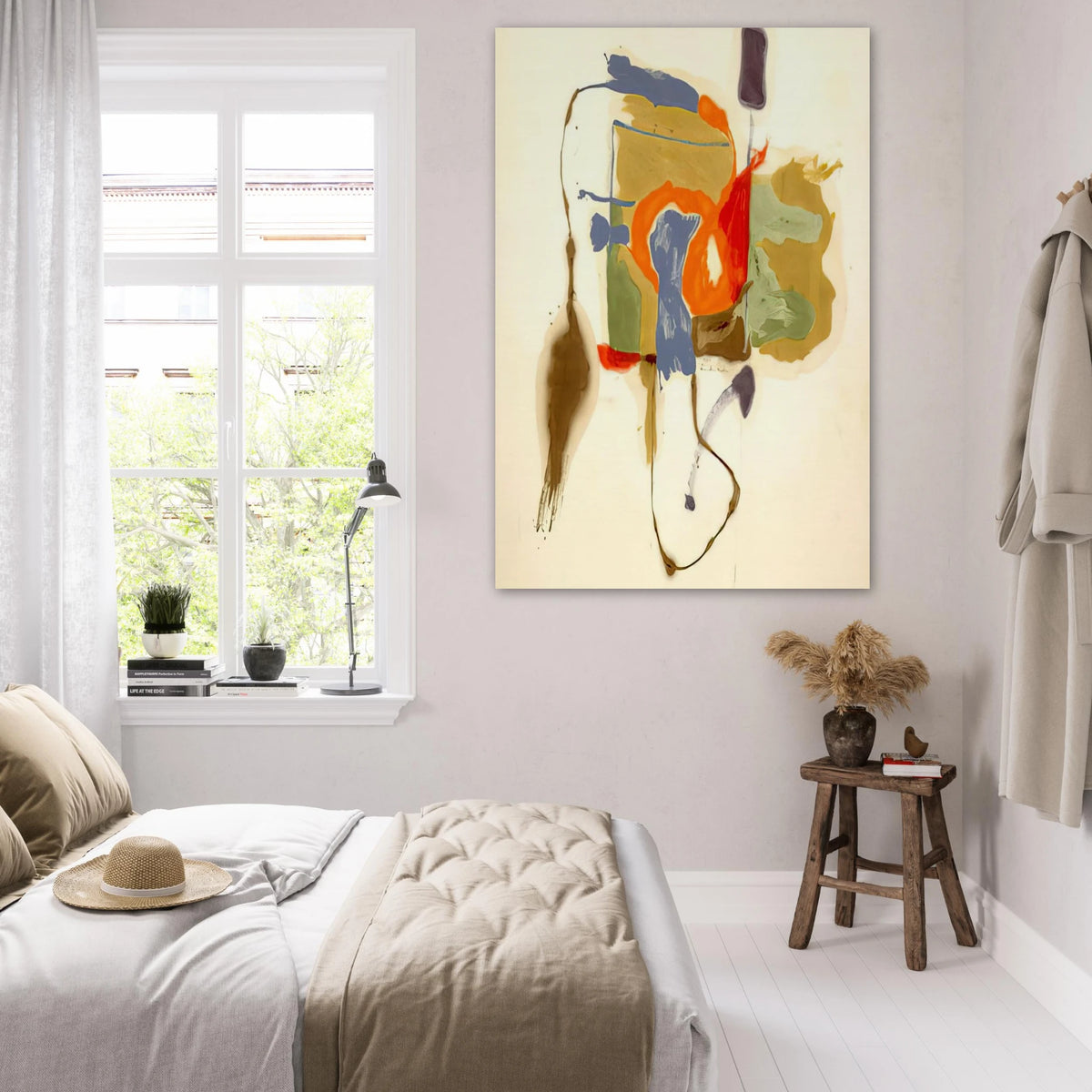 Blue Form in a Scene - 1961 Poster | Helen Frankenthaler Poster | Frankenthaler Helen
