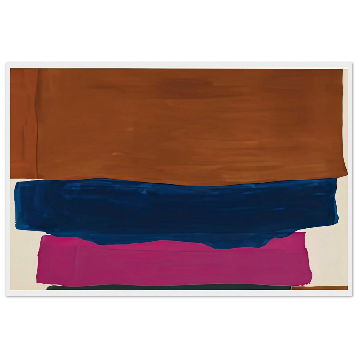 Indian Summer, 1967- Framed Poster | Helen Frankenthaler Framed Prints Wall Art | Frankenthaler Helen