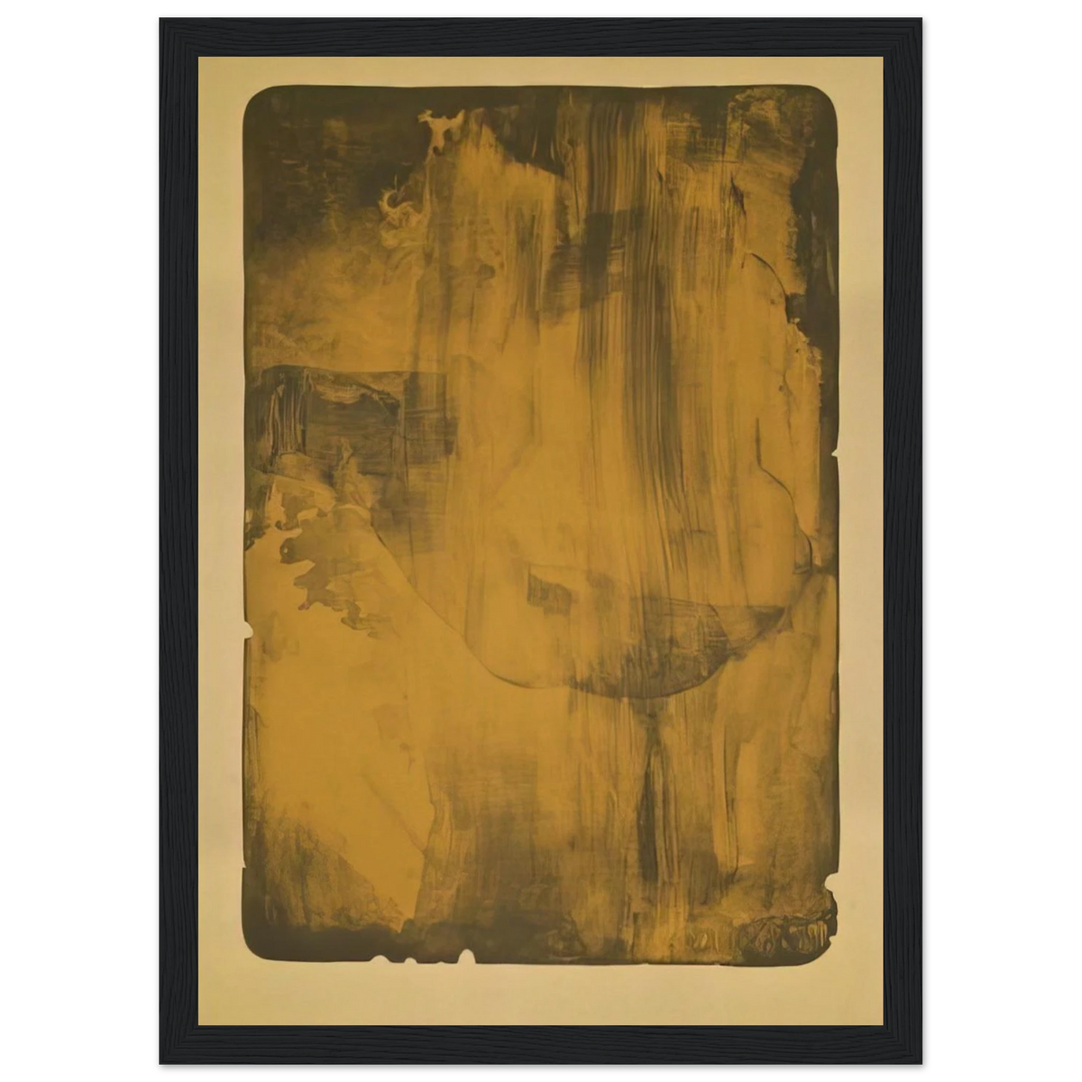 Bronze Smoke - 1978 Framed Poster | Helen Frankenthaler Framed Prints Wall Art | Frankenthaler Helen