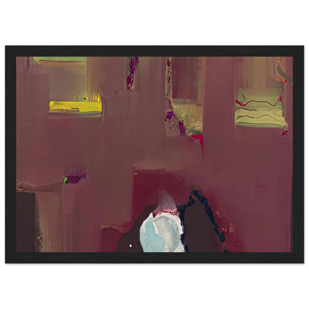 Yin Yang, 1990- Framed Poster | Helen Frankenthaler Framed Prints Wall Art | Frankenthaler Helen