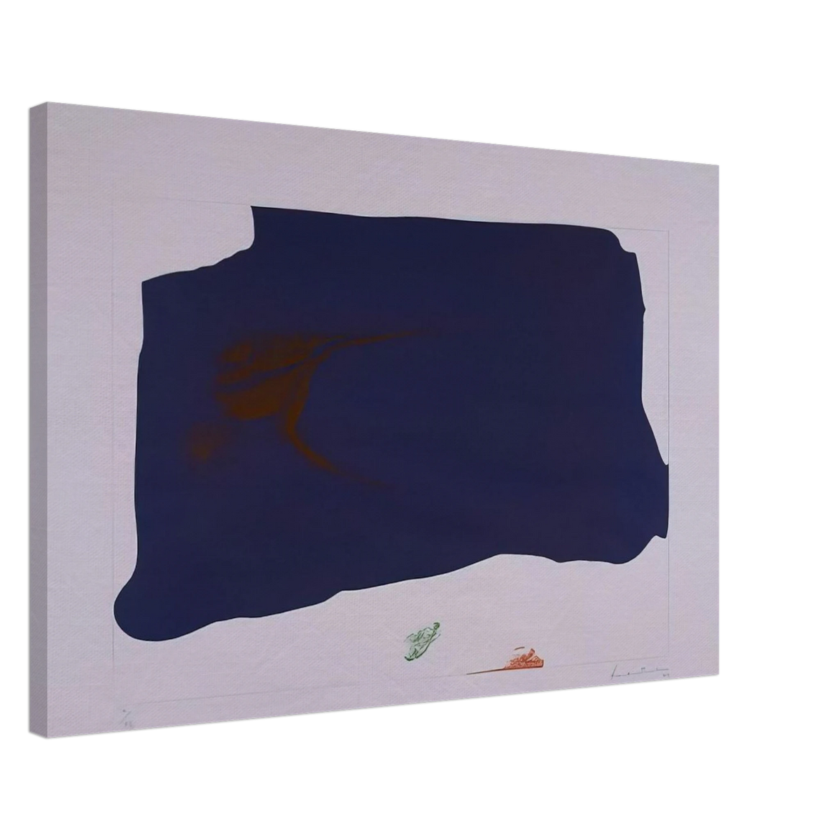 Variation II on Mauve Corner - 1969 Canvas | Helen Frankenthaler Canvas | Frankenthaler Helen