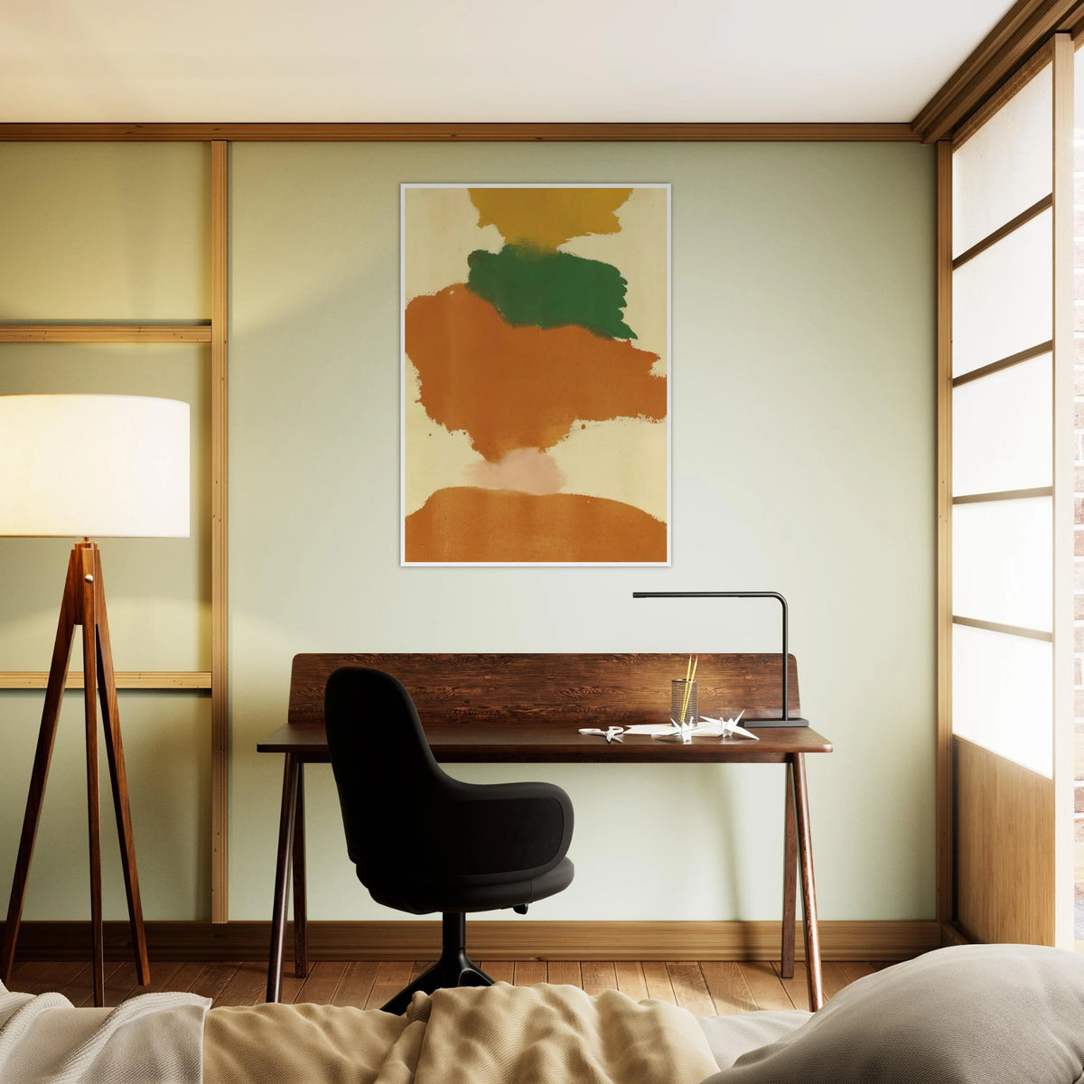 Untitled - 1963 Framed Poster | Helen Frankenthaler Framed Prints Wall Art | Frankenthaler Helen