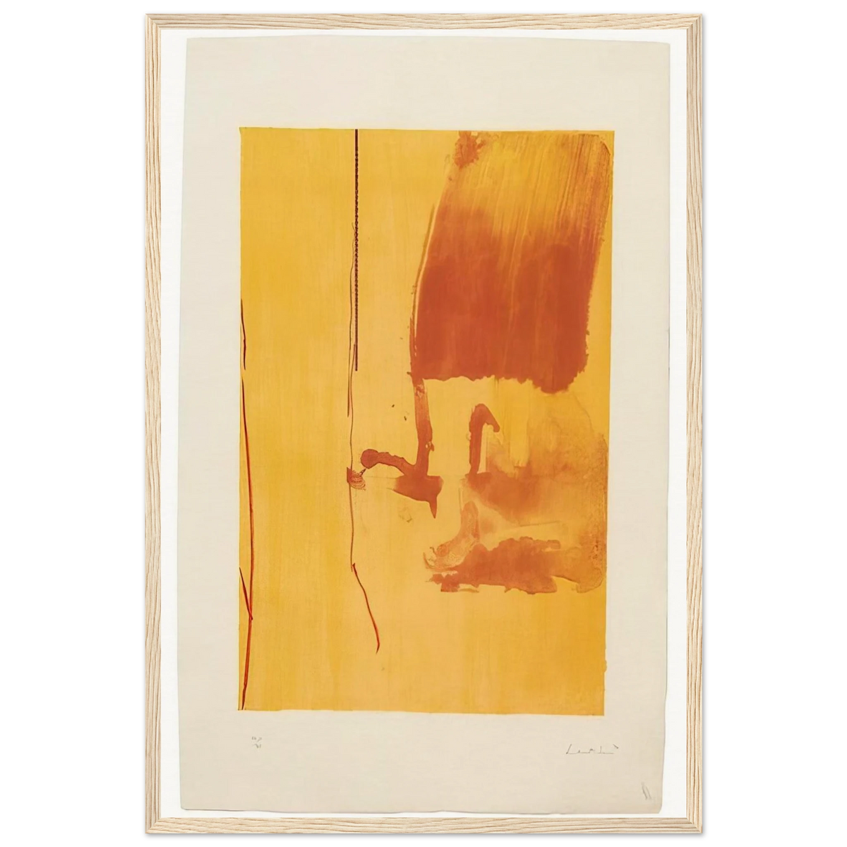 Harvest - 1976 Framed Poster | Helen Frankenthaler Framed Prints Wall Art | Frankenthaler Helen