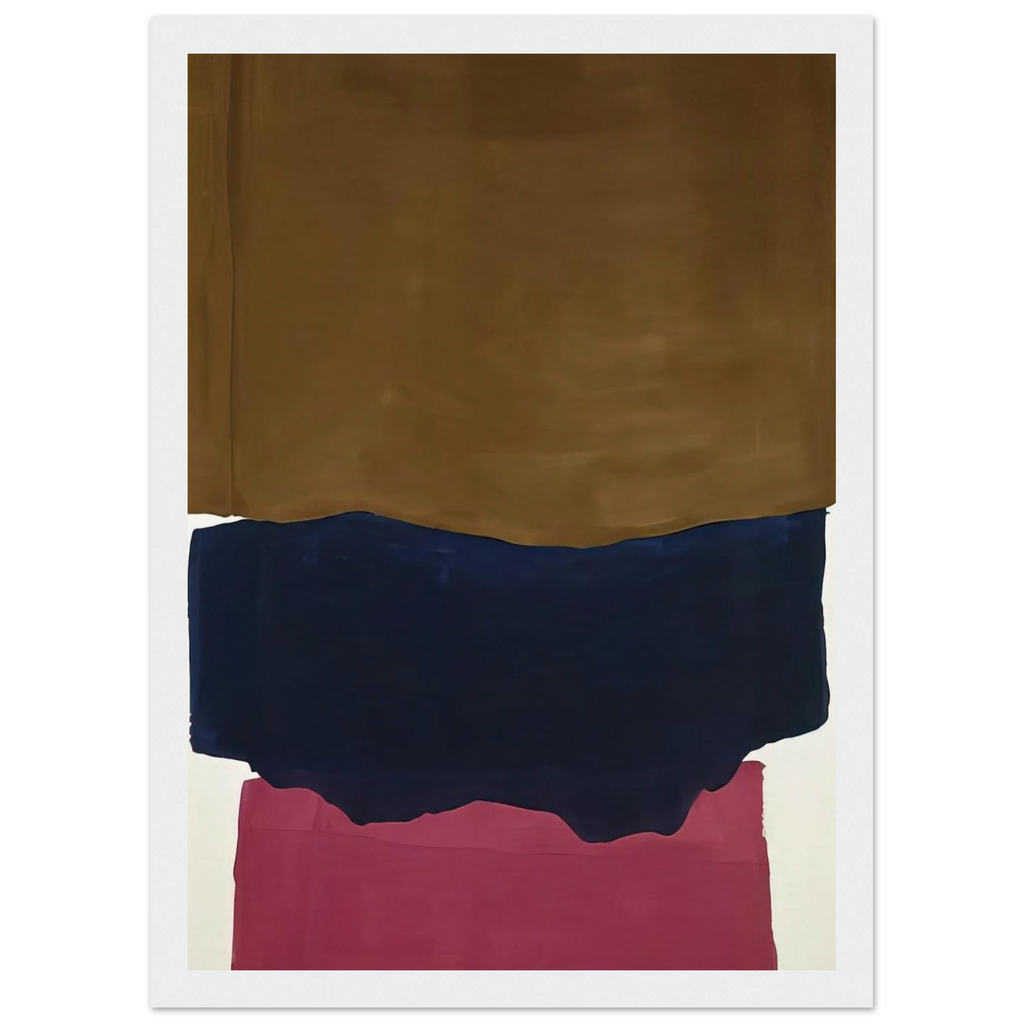 Indian Summer - 1967 Framed Poster | Helen Frankenthaler Framed Prints Wall Art | Frankenthaler Helen