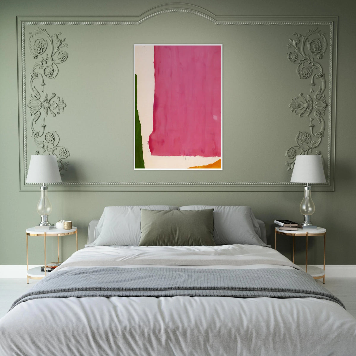 Mauve District - 1966 Framed Poster | Helen Frankenthaler Framed Prints Wall Art | Frankenthaler Helen