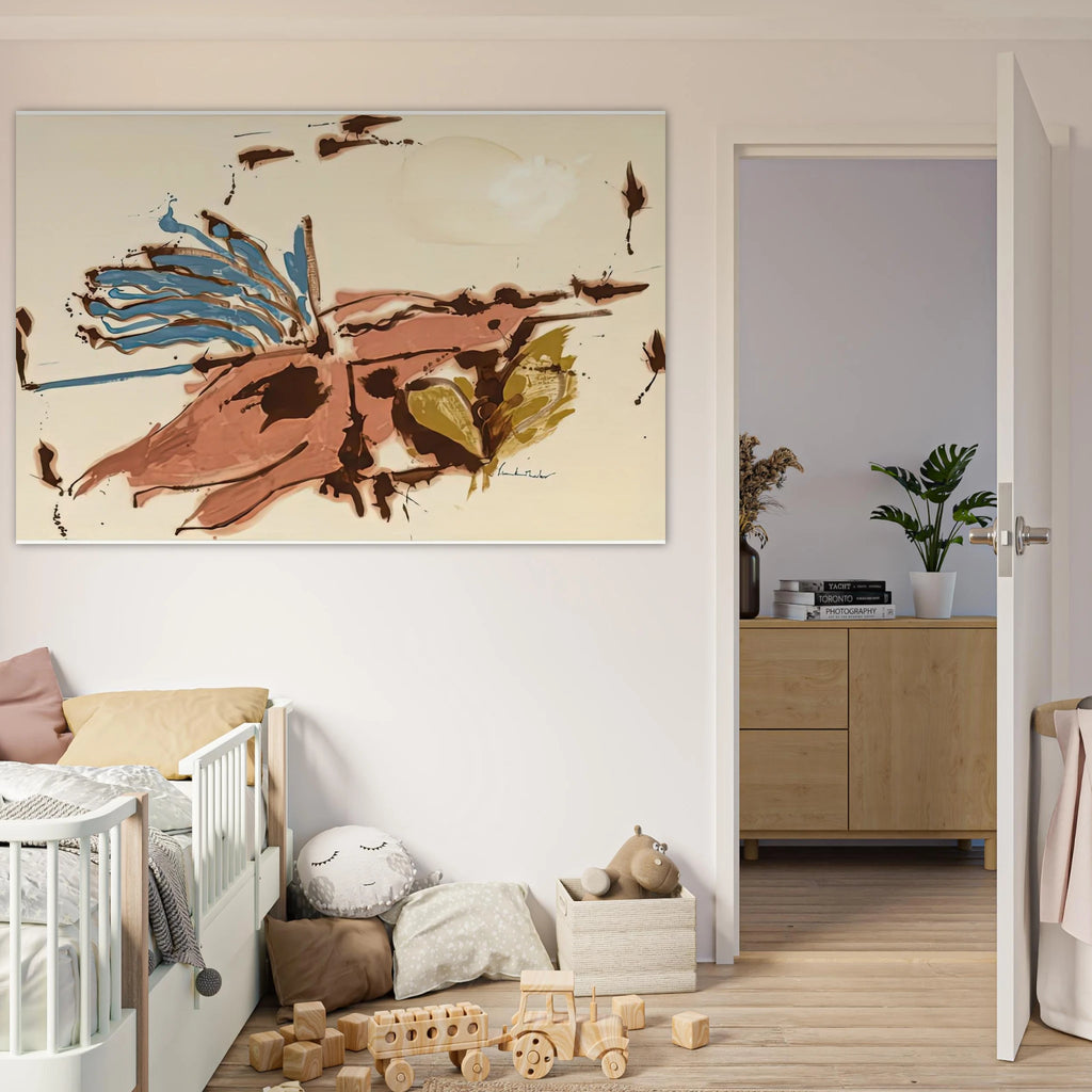 Pink Bird Figure I, 1961- Poster | Helen Frankenthaler Poster | Frankenthaler Helen