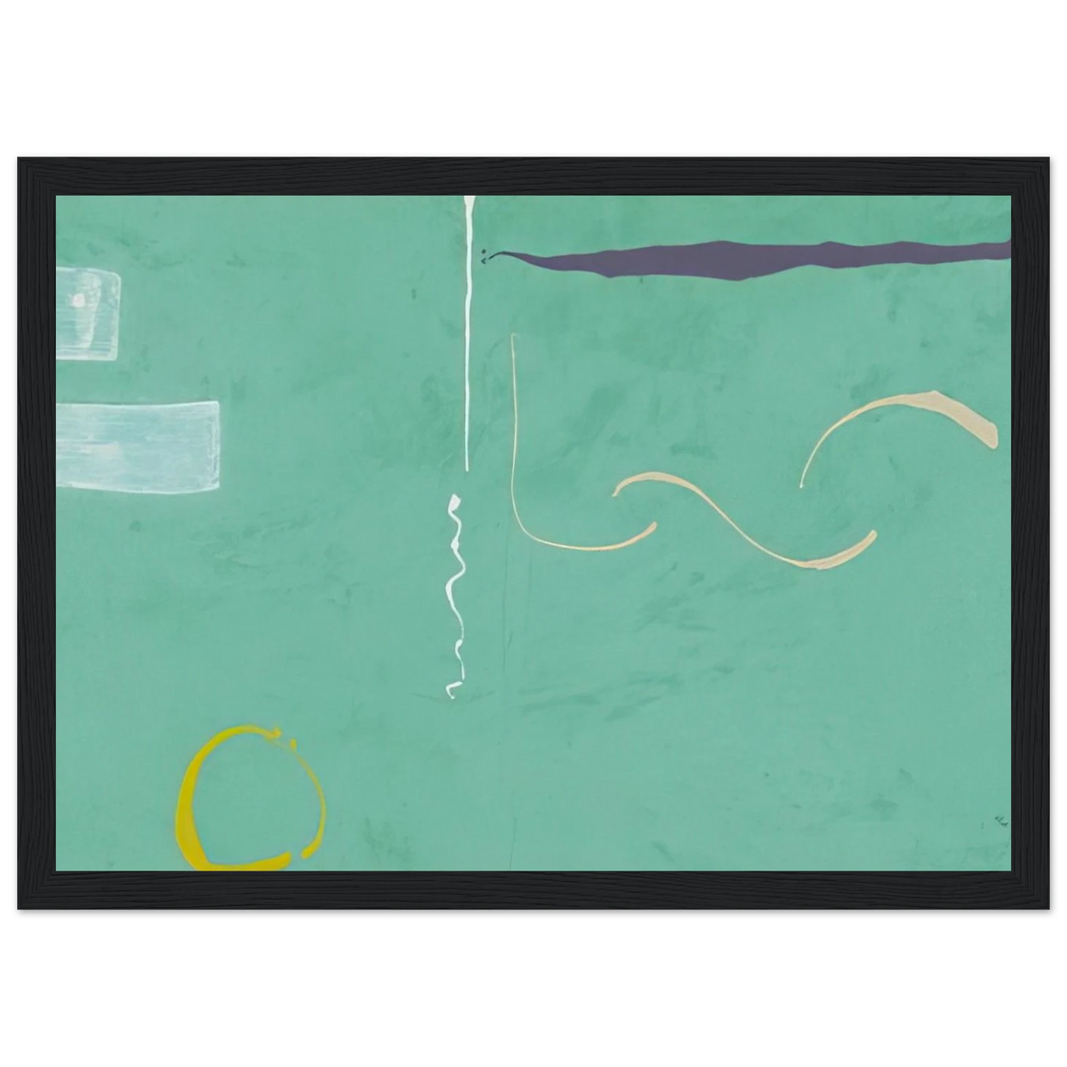 Tahiti - 1989 Framed Poster | Helen Frankenthaler Framed Prints Wall Art | Frankenthaler Helen