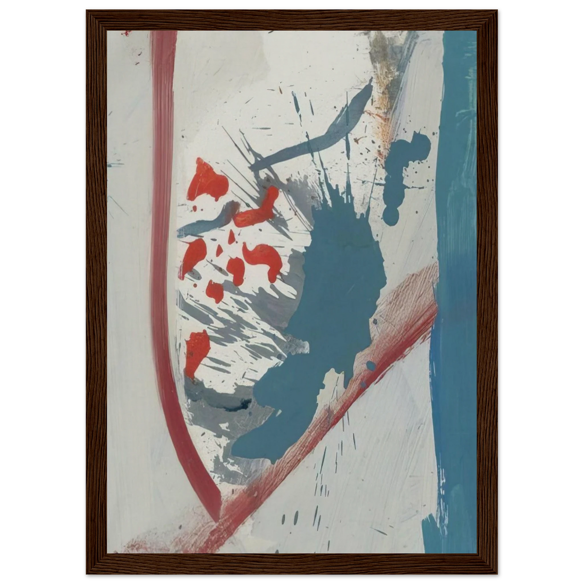 Untitled - 1960 Framed Poster | Helen Frankenthaler Framed Prints Wall Art | Frankenthaler Helen