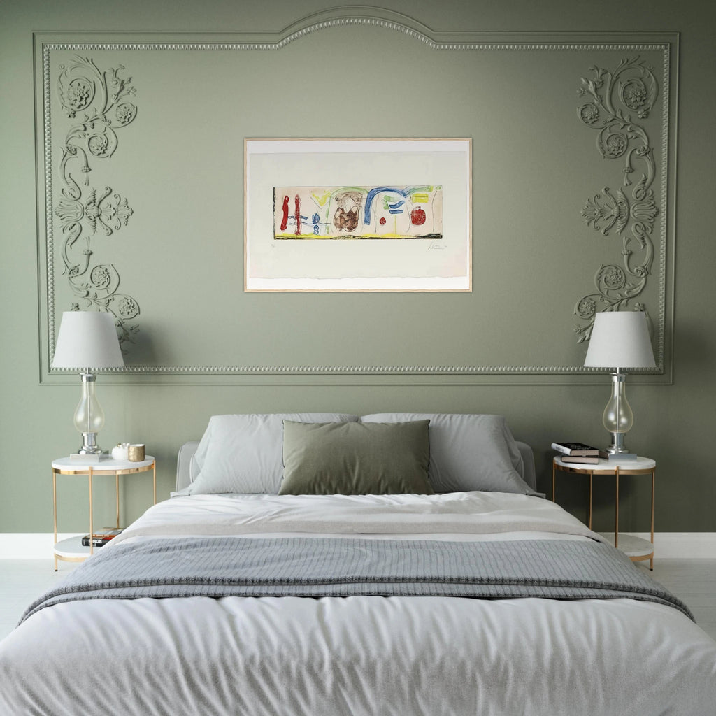 Bridges - 1996 Framed Poster | Helen Frankenthaler Framed Prints Wall Art | Frankenthaler Helen