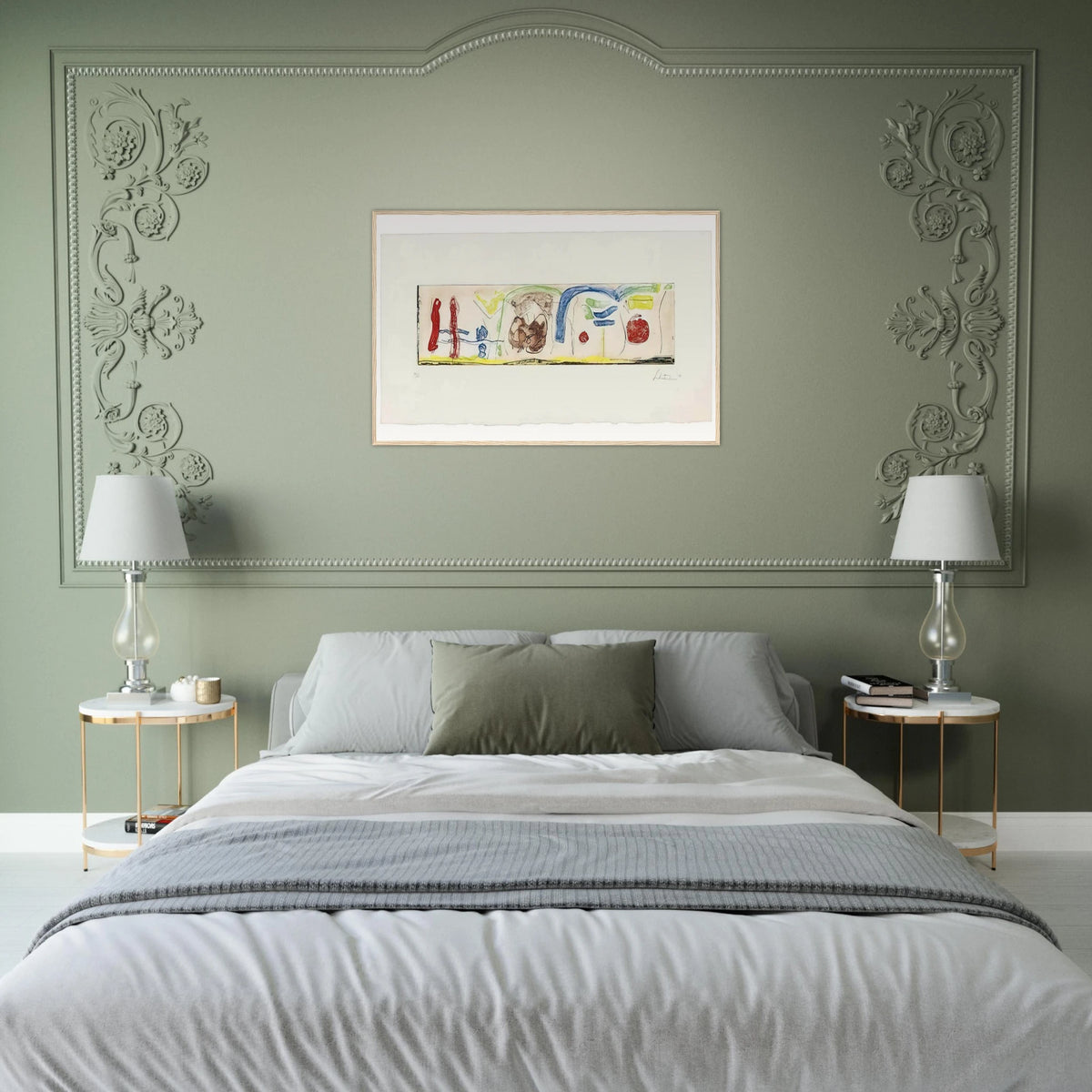 Bridges - 1996 Framed Poster | Helen Frankenthaler Framed Prints Wall Art | Frankenthaler Helen