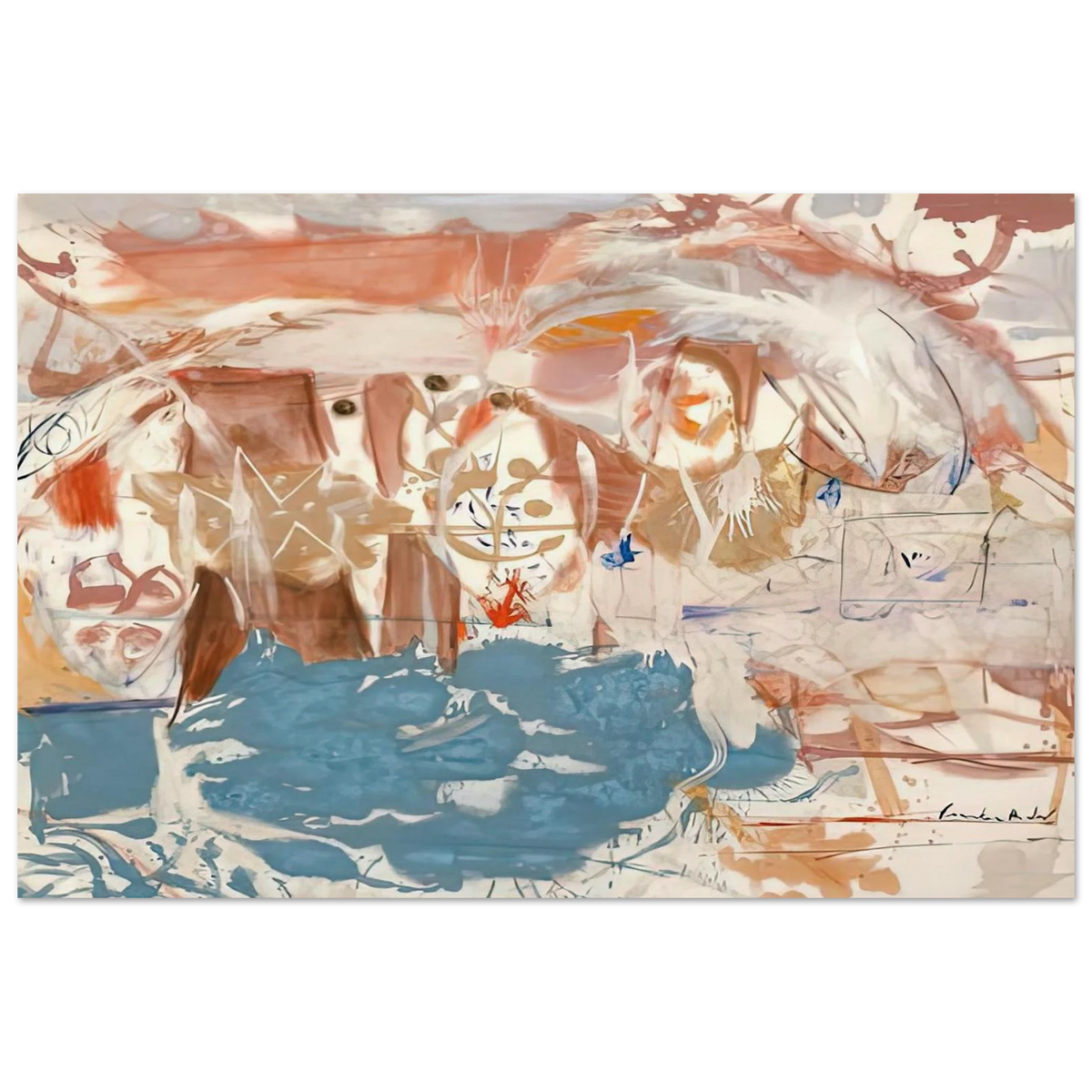 Dawn After the Storm, 1957- Poster | Helen Frankenthaler Poster | Frankenthaler Helen