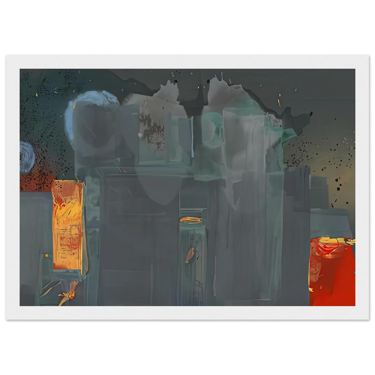 Janus, 1990- Framed Poster | Helen Frankenthaler Framed Prints Wall Art | Frankenthaler Helen