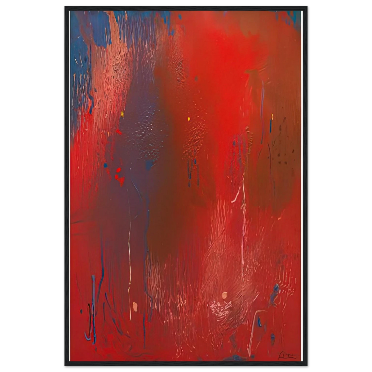 Warrior, 1991- Framed Poster | Helen Frankenthaler Framed Prints Wall Art | Frankenthaler Helen