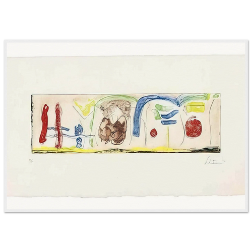Bridges - 1996 Framed Poster | Helen Frankenthaler Framed Prints Wall Art | Frankenthaler Helen