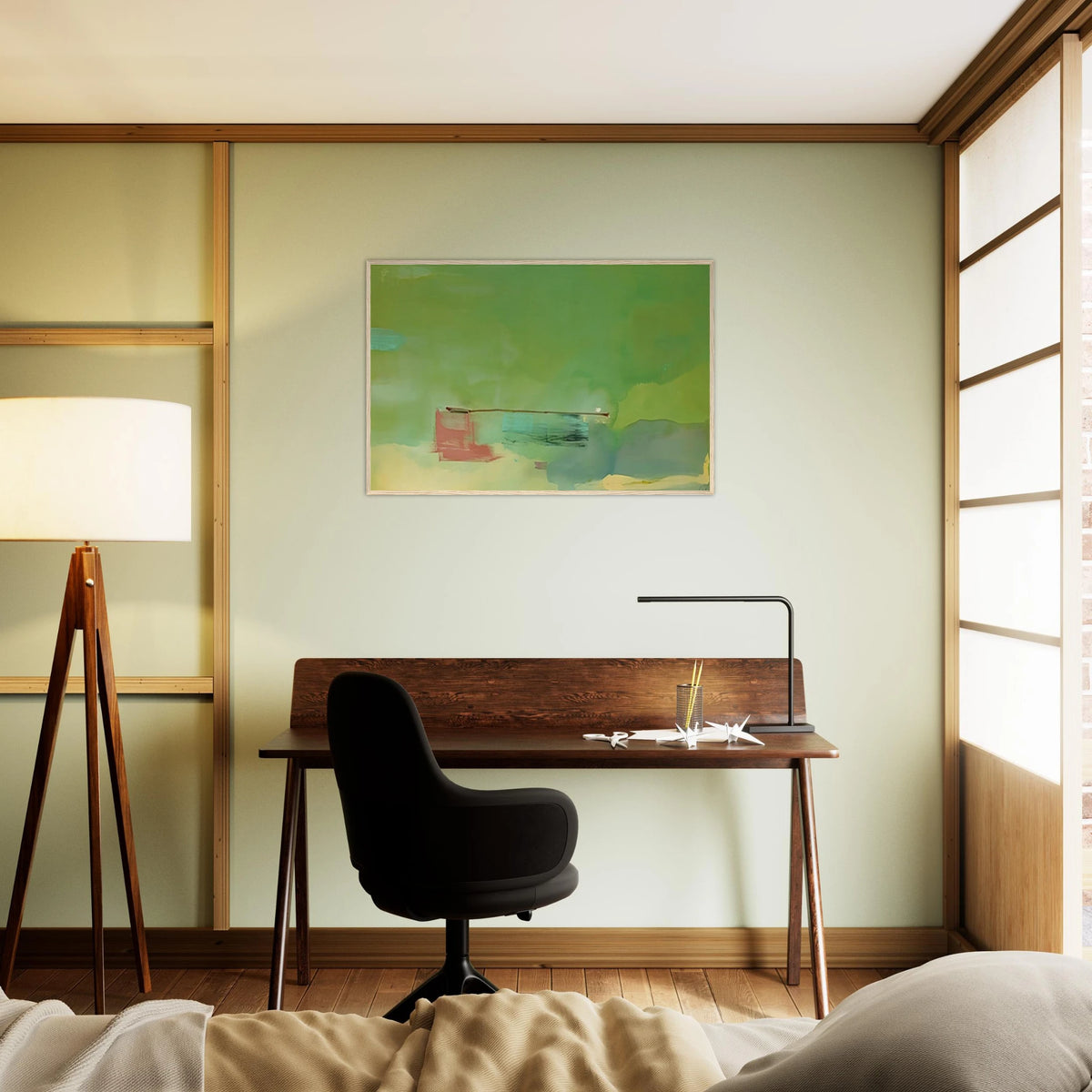 Springscape - 1975 Framed Poster | Helen Frankenthaler Framed Prints Wall Art | Frankenthaler Helen