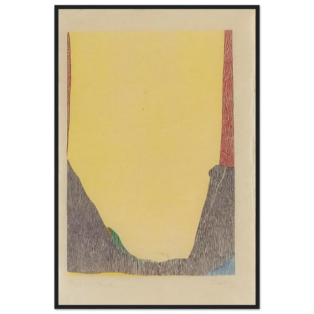 East and Beyond - 1973 Framed Poster | Helen Frankenthaler Framed Prints Wall Art | Frankenthaler Helen