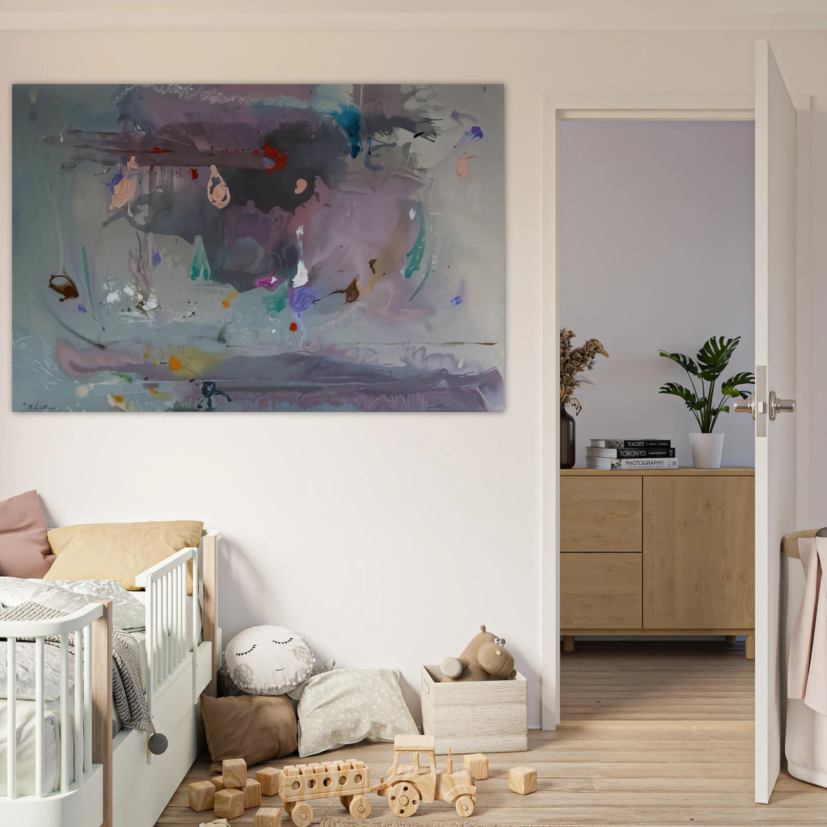 Grey Fireworks - 2000 Poster | Helen Frankenthaler Poster | Frankenthaler Helen