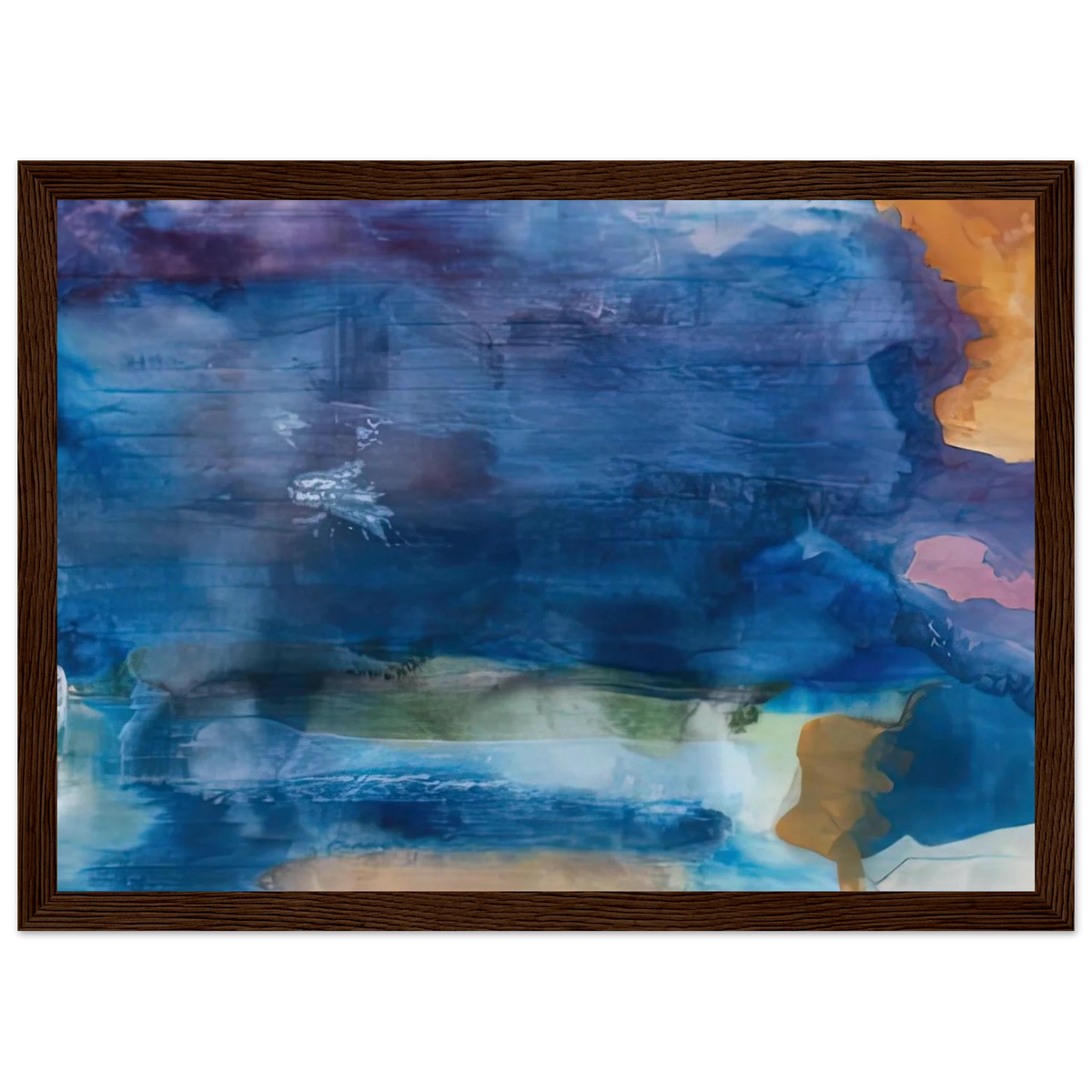Riverhead, 1963-64- Framed Poster | Helen Frankenthaler Framed Prints Wall Art | Frankenthaler Helen