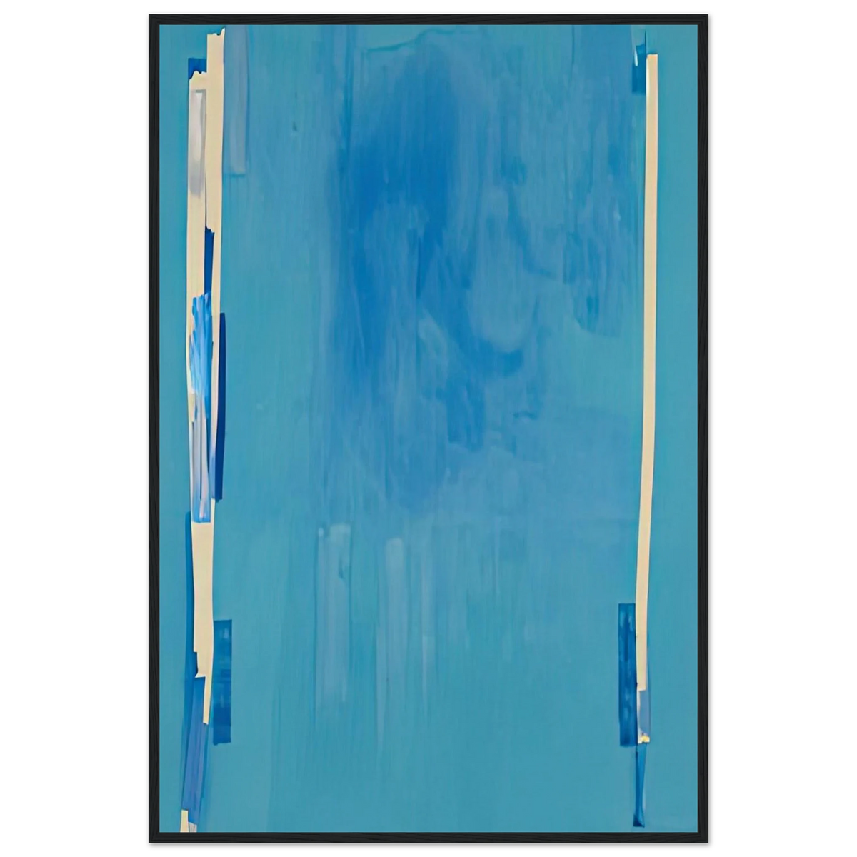 Blue Bellows, 1976- Framed Poster | Helen Frankenthaler Framed Prints Wall Art | Frankenthaler Helen