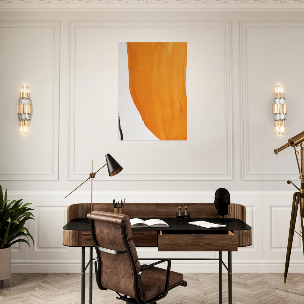 Orange Downpour - 1970 Canvas | Helen Frankenthaler Canvas | Frankenthaler Helen